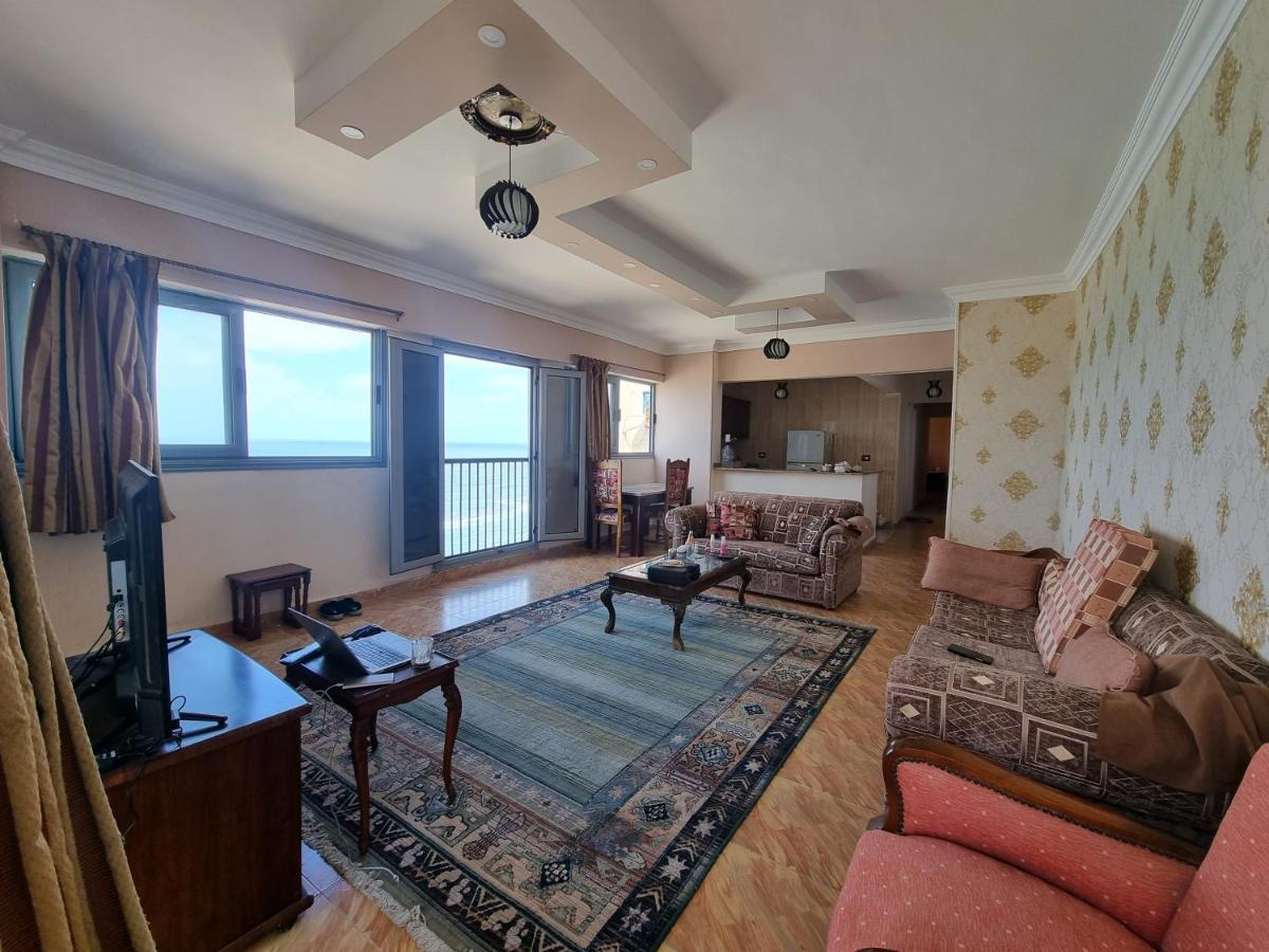 Panoramic Sea View Zamzm Flat Miami Family شقة فندقية زمزم بانورما بشاطئ ميامي - الاسكندرية صف اول مباشر علي بحر - عائلات فقط Alexandria Bagian luar foto