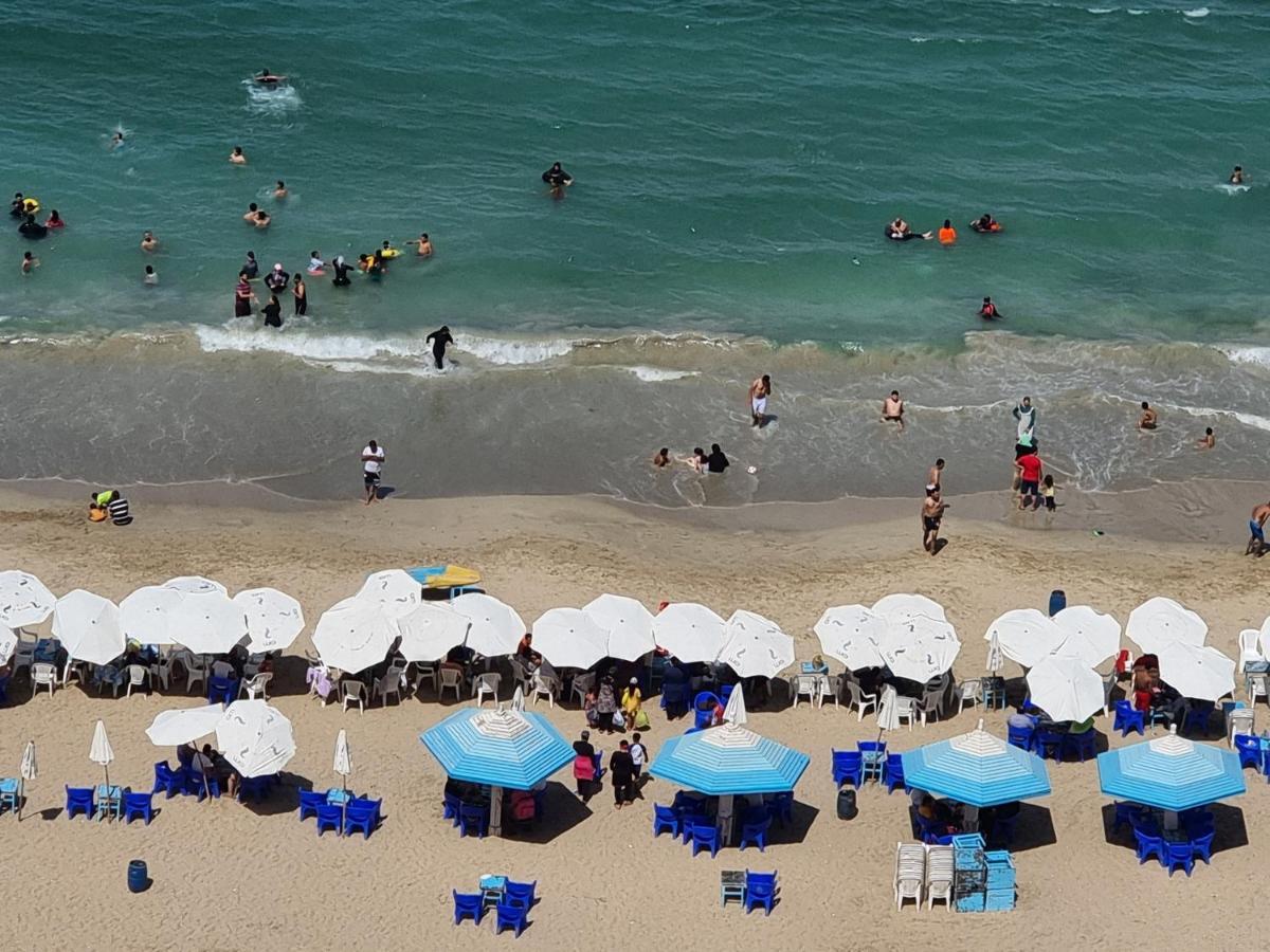 Panoramic Sea View Zamzm Flat Miami Family شقة فندقية زمزم بانورما بشاطئ ميامي - الاسكندرية صف اول مباشر علي بحر - عائلات فقط Alexandria Bagian luar foto